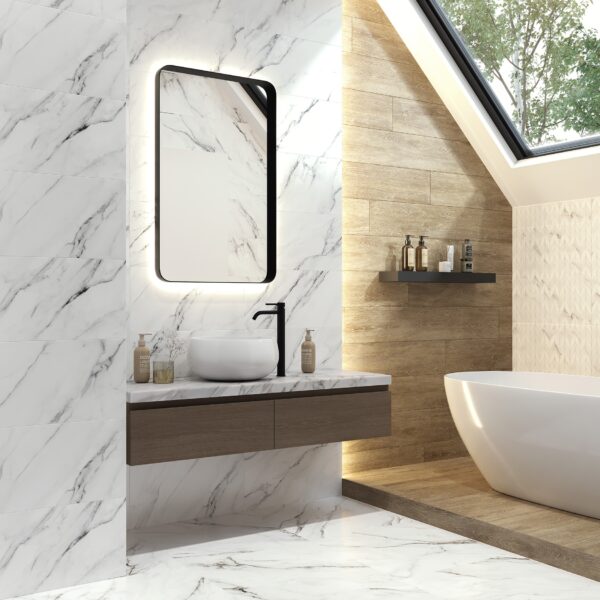 Gresie Marmo Roma Alb