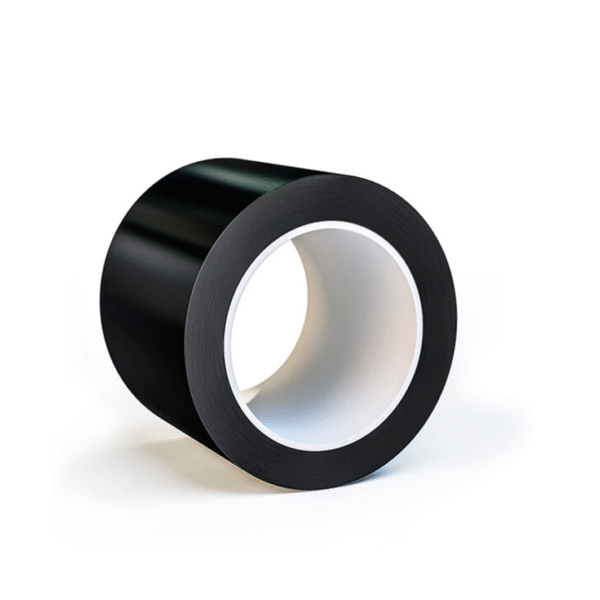 Bandă autoadezivă din PVC negru (25 m)