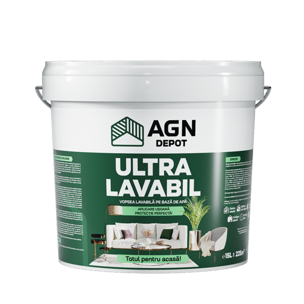 Vopsea lavabilă pe bază de apă - Ultra Lavabil